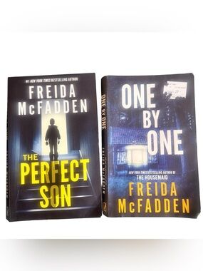 2 Book Bundle - Freida McFadden - One By One / The Perfect Son - books set